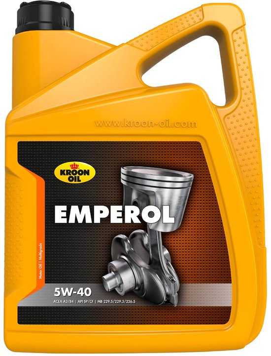 Kroon-Oil Emperol - 5W-40 Motorolie - Synthetisch - 5 Liter - Universeel