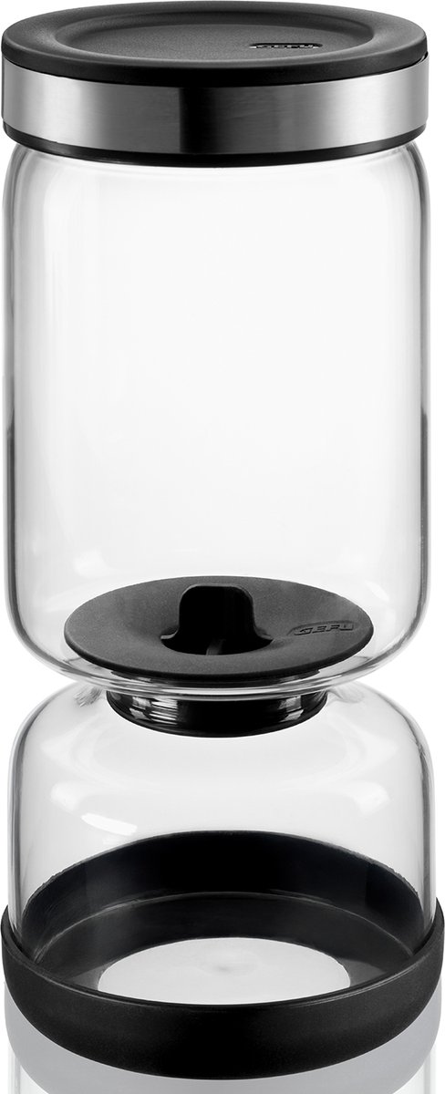 GEFU LAVINA Uitlekpot 1.300 ml – Met Zeef – Voor Olijven, Augurken & Antipasti