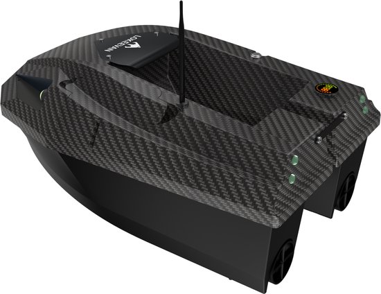 LOKEEVAN D50B GPS Voerboot - 2KG laadvermogen - Dubbele 15600 mAh-batterij - 500m bereik - Zwart — afbeelding 2