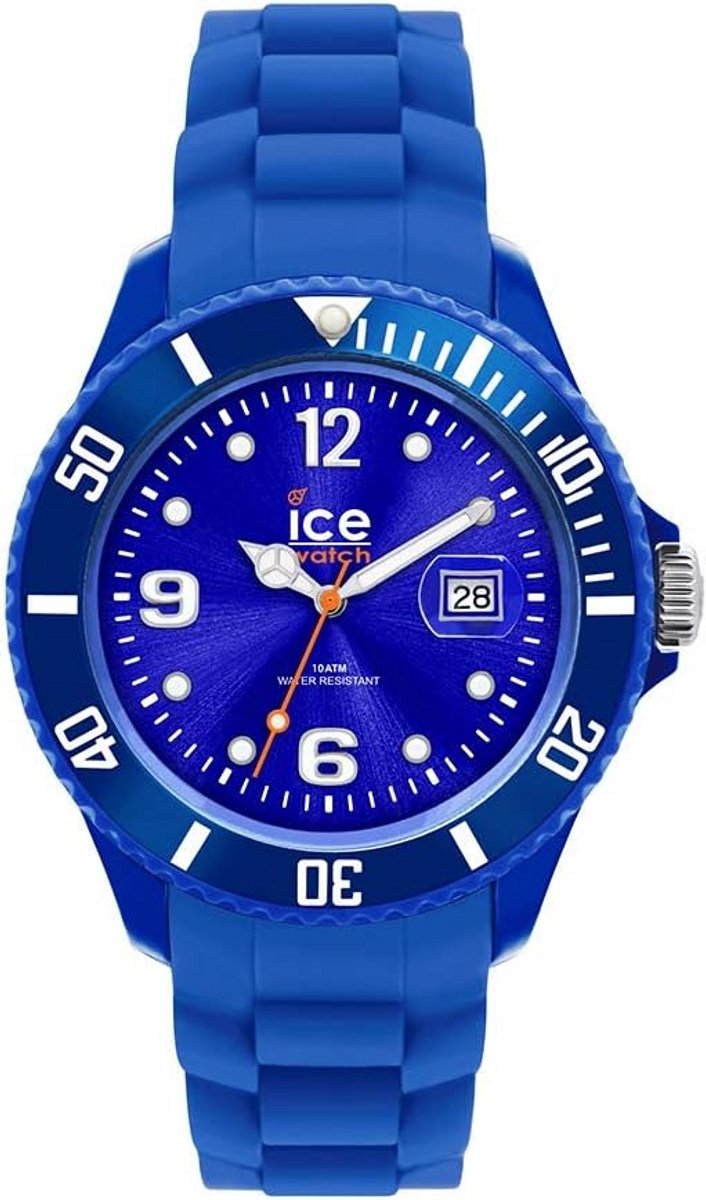 Blauw Siliconen Horloge Dames en Kinderen Klein Model