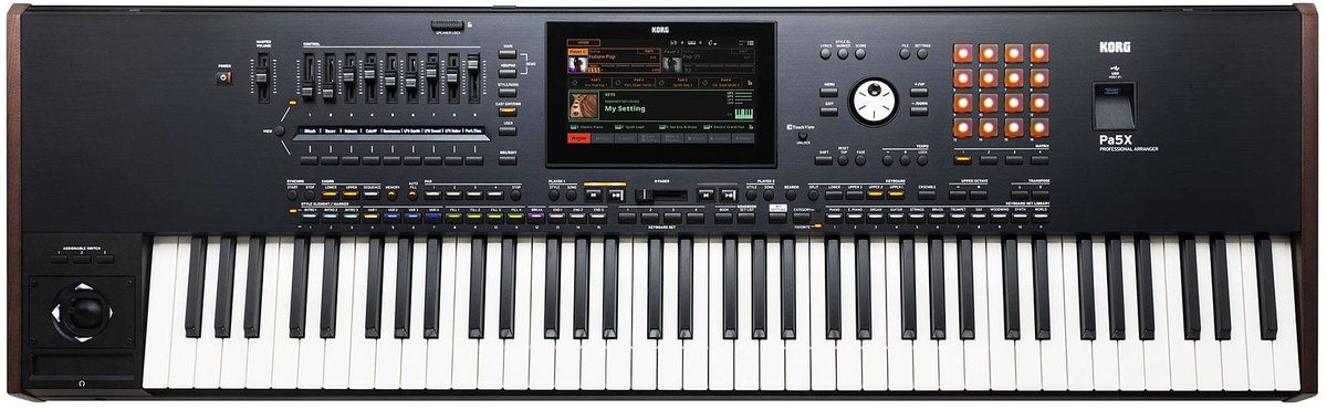 Korg Pa5X 76 Arranger Keyboard met Aftertouch, EDS-XP en 8 inch Touchscreen