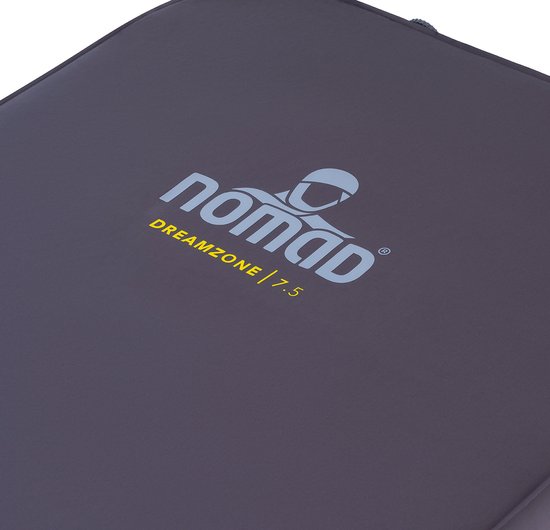 NOMAD® Dreamzone 7.5 Slaapmat | 198x68 | Dikte 7,5 cm | Donkergrijs | 1 Persoons Luchtbed | Makkelijk opblazen en legen | Incl Hoes — afbeelding 2