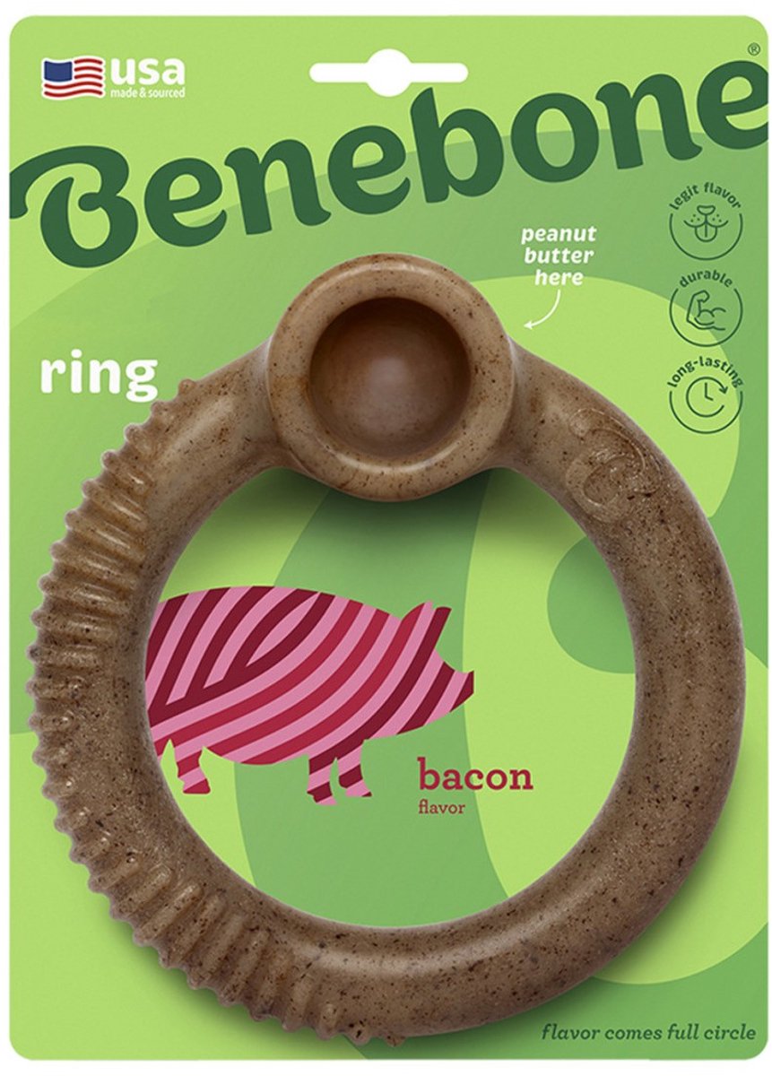 Benebone Ring Bacon Large