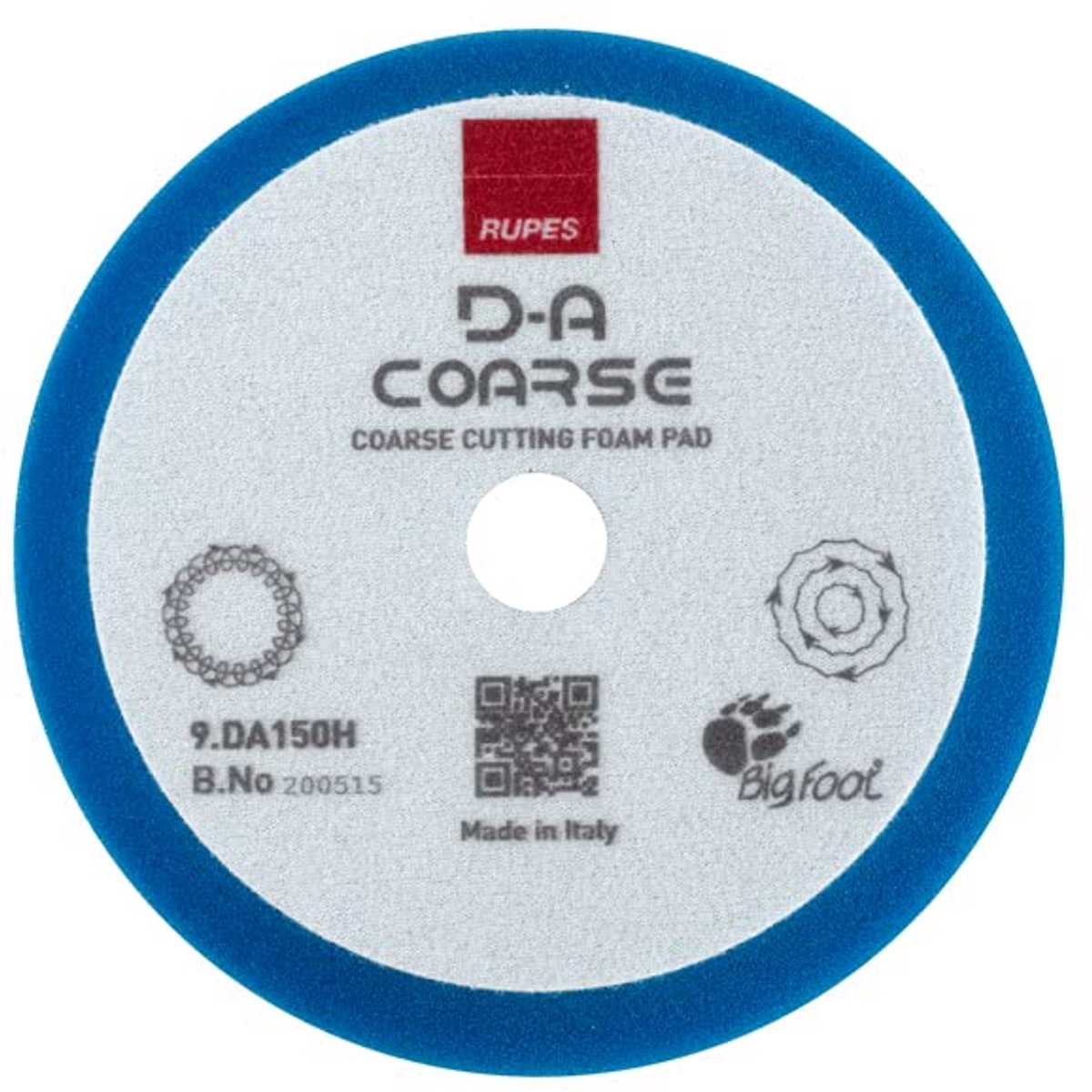 Blauw Grof Schuim Polijstpad voor Dubbele Actie Machines 130/150mm
