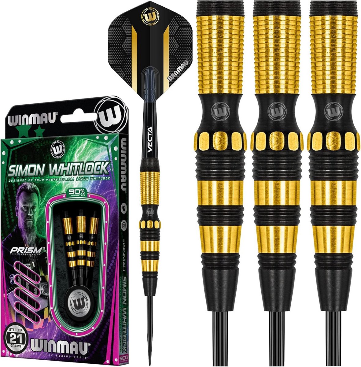 Professionele Tungsten Dartpijlen Set 21 gram met Flights en Stengels