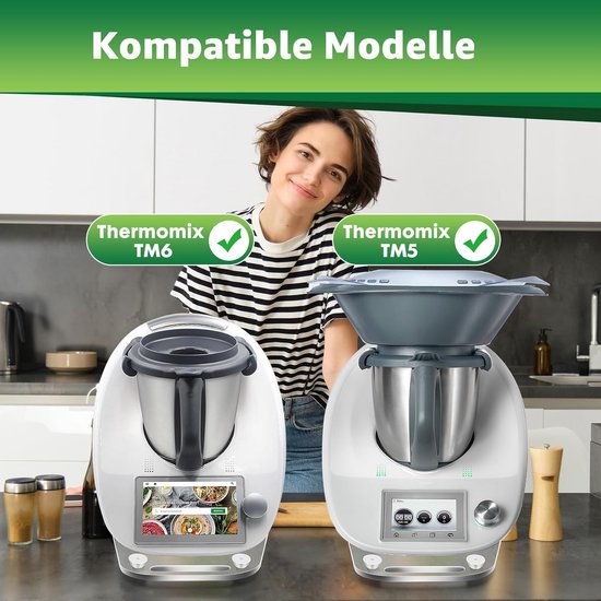 Glijplank voor Keukenmachine (TM5/TM6) - Acryl Onderlegger voor Gemakkelijk Verschuiven van Merkloos — afbeelding 4