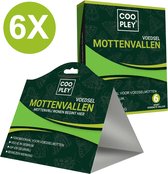Mottenval Set Van 6 Stuks – Alternatief Voor Mottenballen - Voedselmottenval – Meelmotten Val – Motten – Feromoonval Voedselmot – Mottenvallen Signaleren