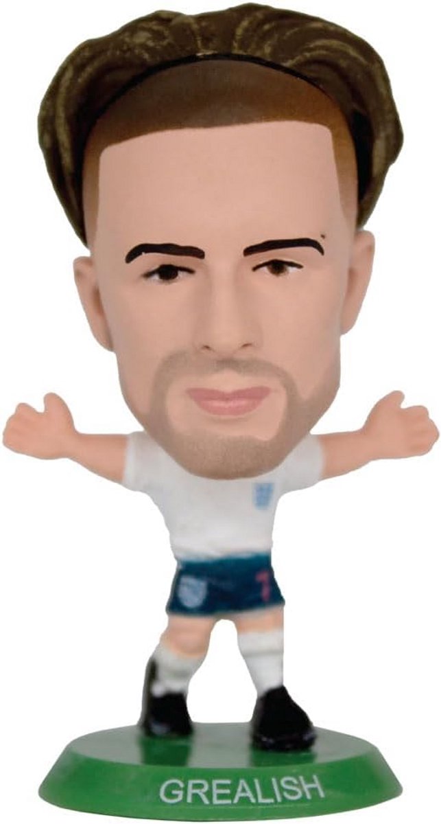 Voetbalfiguur Speler Miniatuur met Ronde Basis