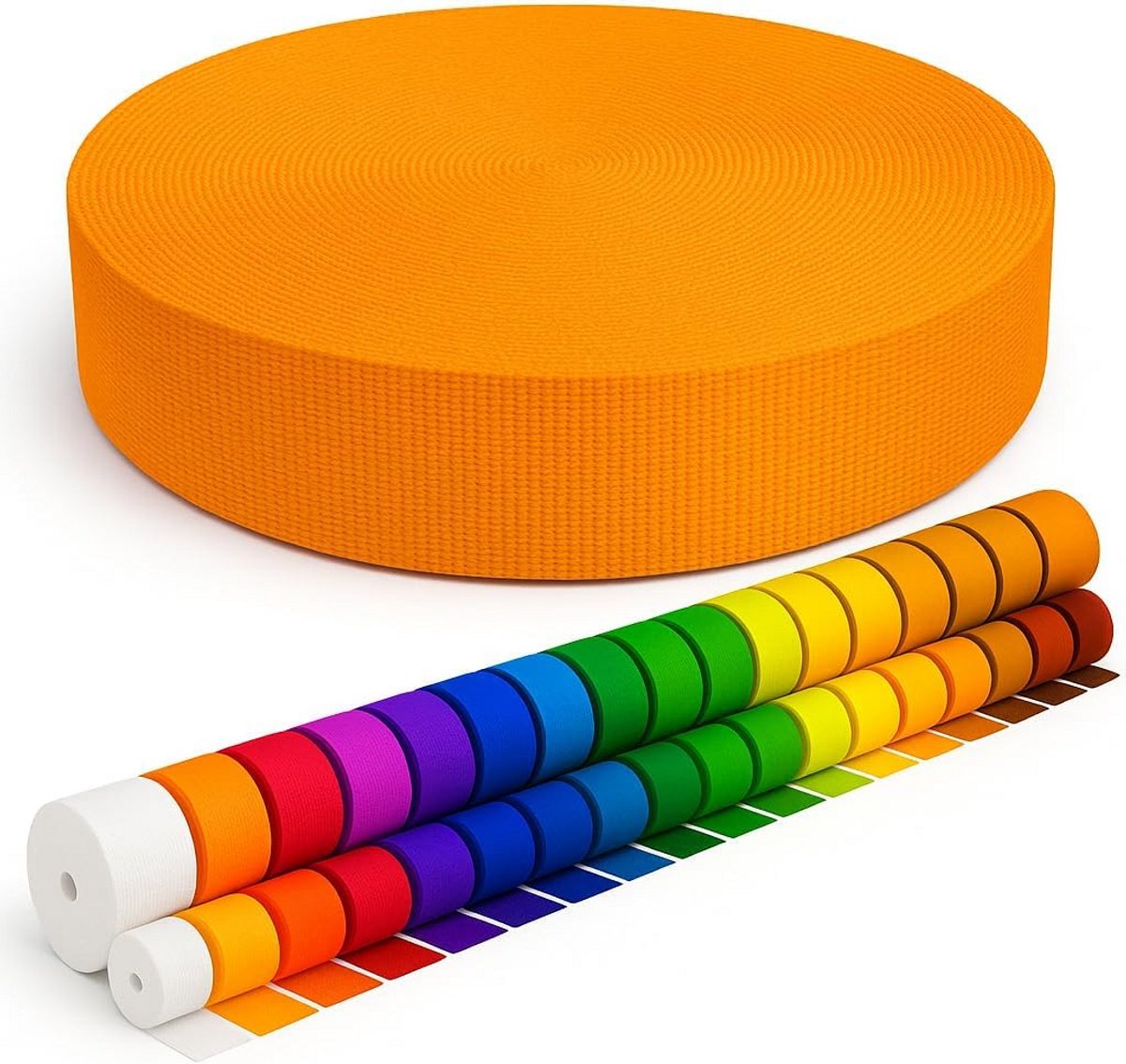 Polypropyleen band sterke textielriemen in 50 kleuren en diverse breedtes