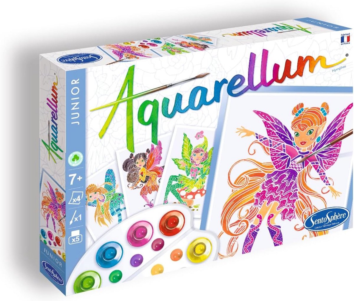 Aquarel Schilderset Junior Voor Kinderen - Eenvoudig Schilderen Met Mooie Resultaten