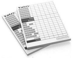 Yatzy scoreblokken - 2 stuks, 100 vellen