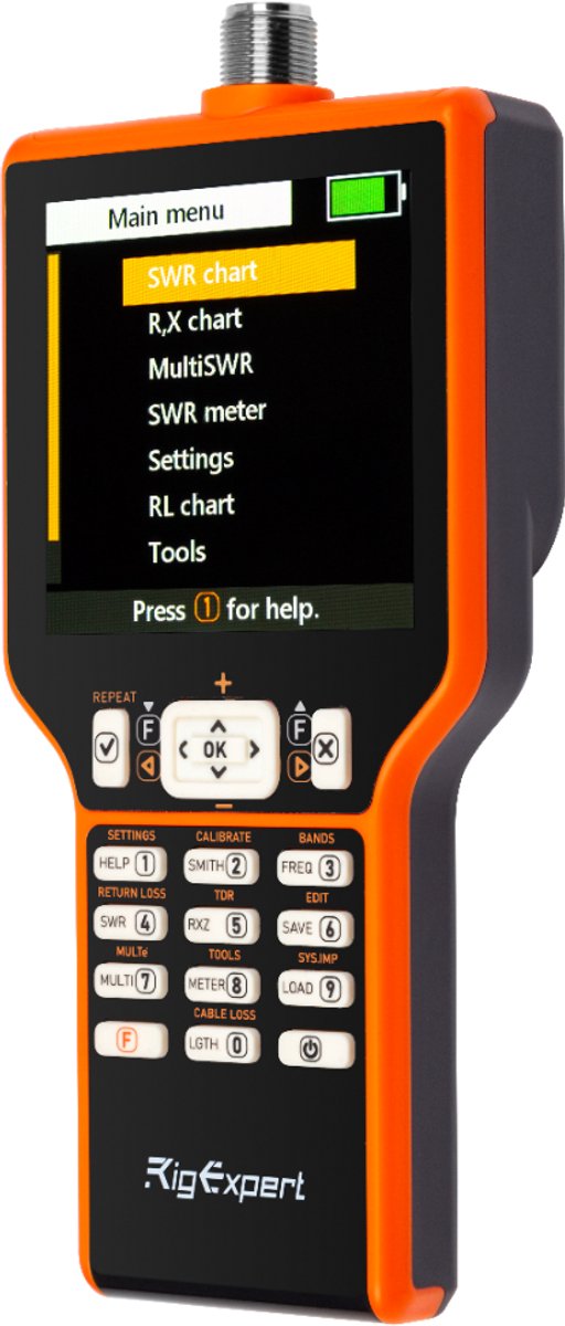 Rigexpert Match upgradeable Antenne en Kabel analyzer 0,1 - 500 Mhz