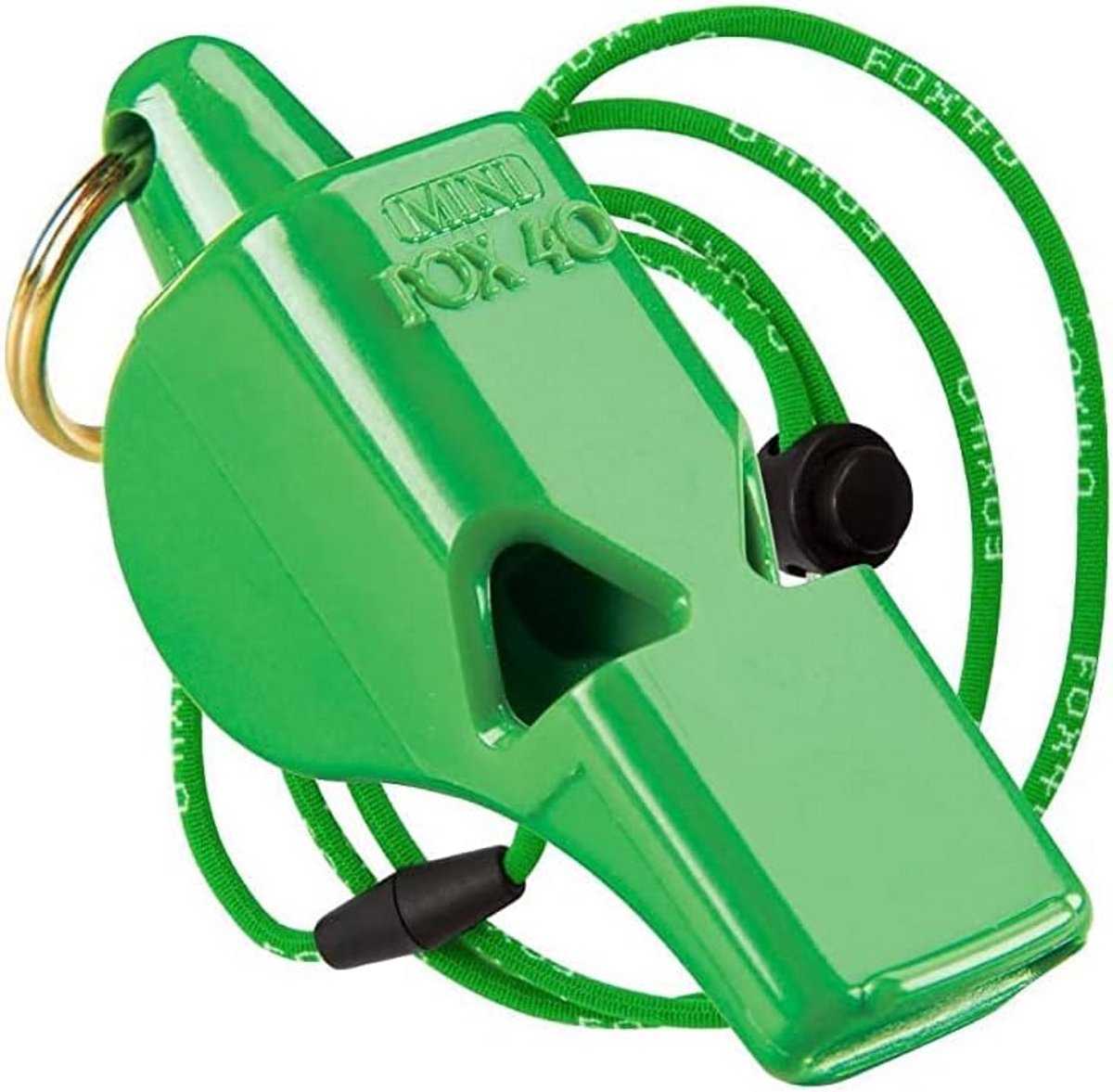 Mini fluitje fluorescerend groen