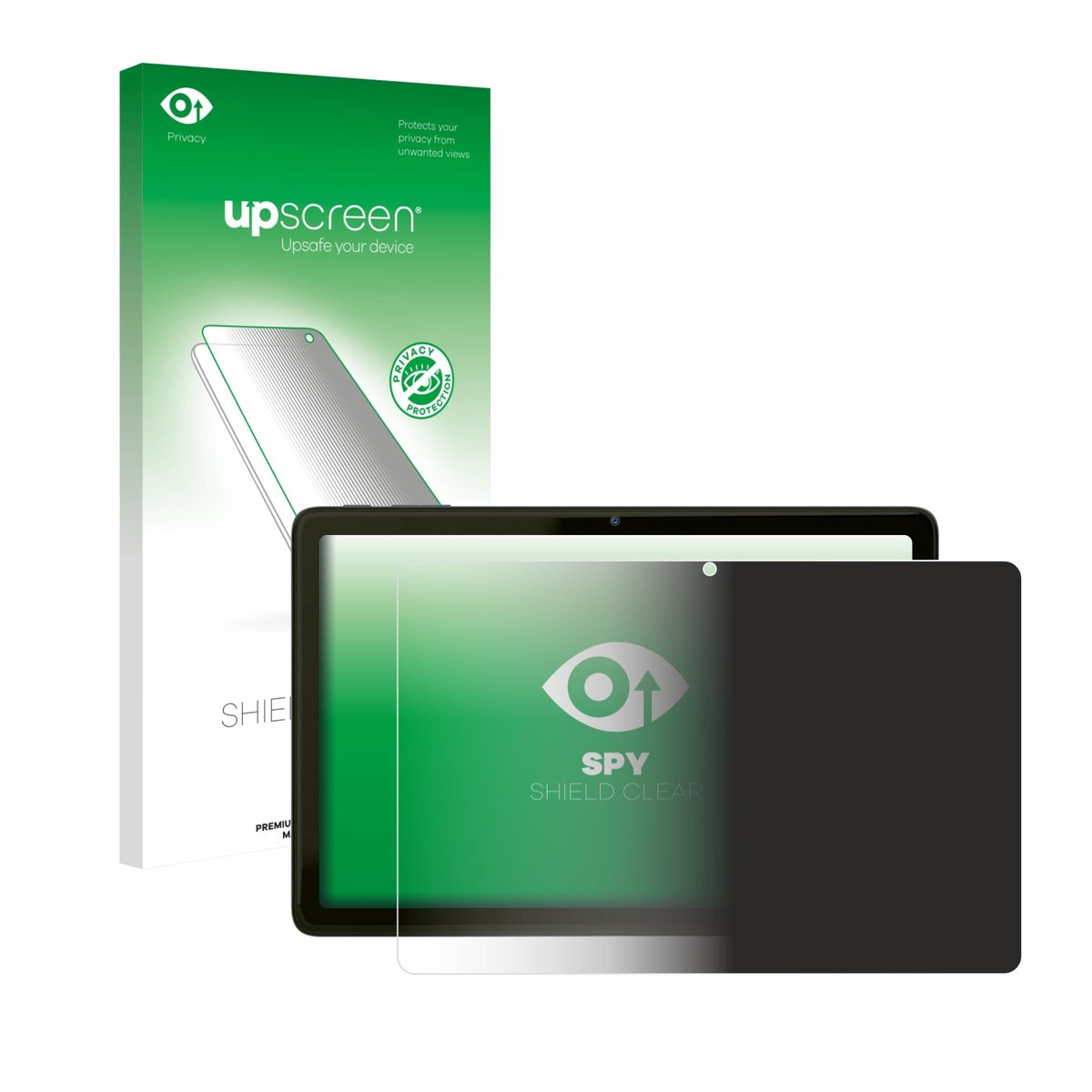 upscreen - privacy screenprotector voor VALE Tablet V10A - Folie Beschermfolie Blauwlichtfilter