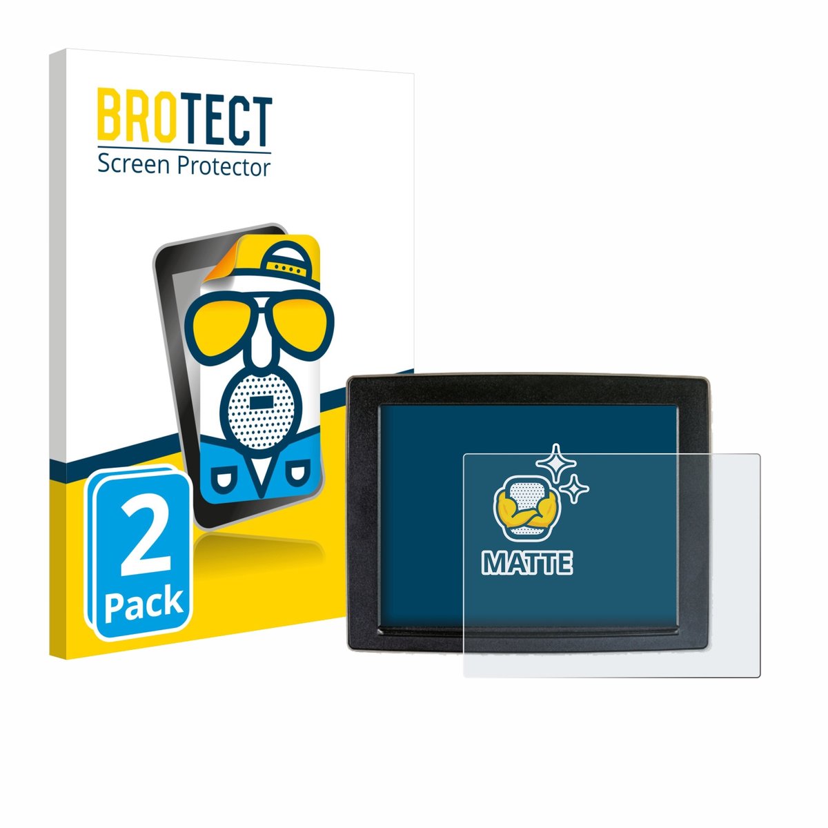 BROTECT - Screenprotector voor John Deere GreenStar - Folie Beschermfolie matte 2 Stuks