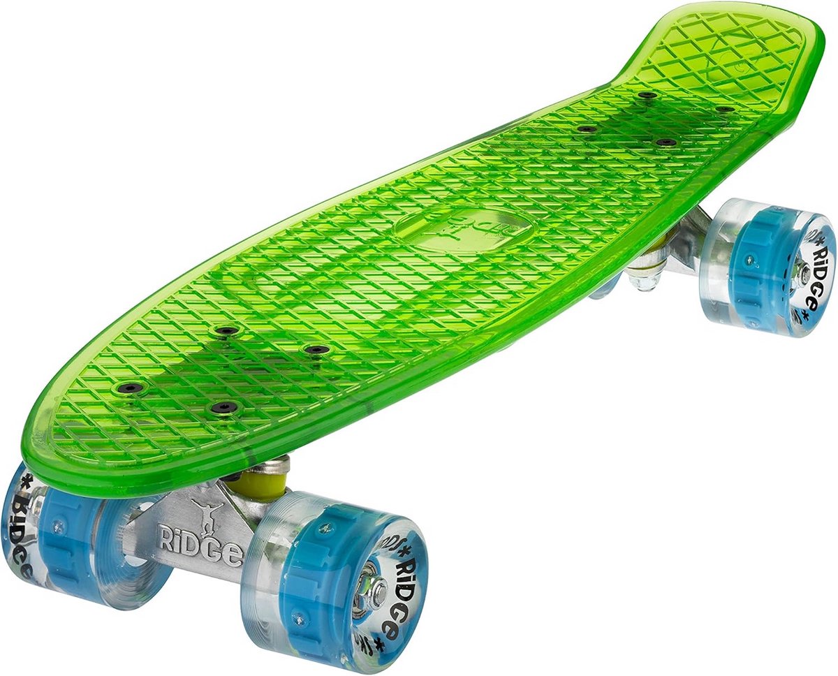 Mini Cruiser Skateboard Polycarbonaat 55 cm Groen Blauw