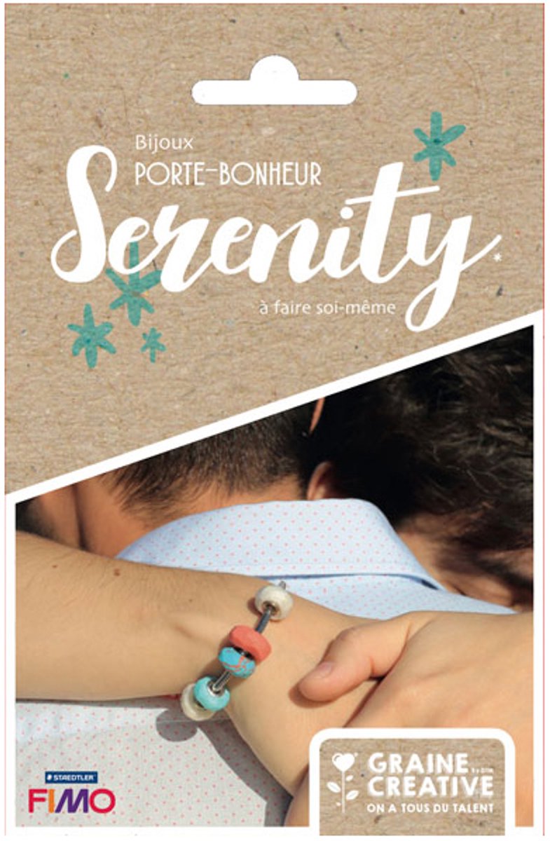GRAINES CREATIVES - Geluksbrenger sieraden set armband fimo kralen en bedels