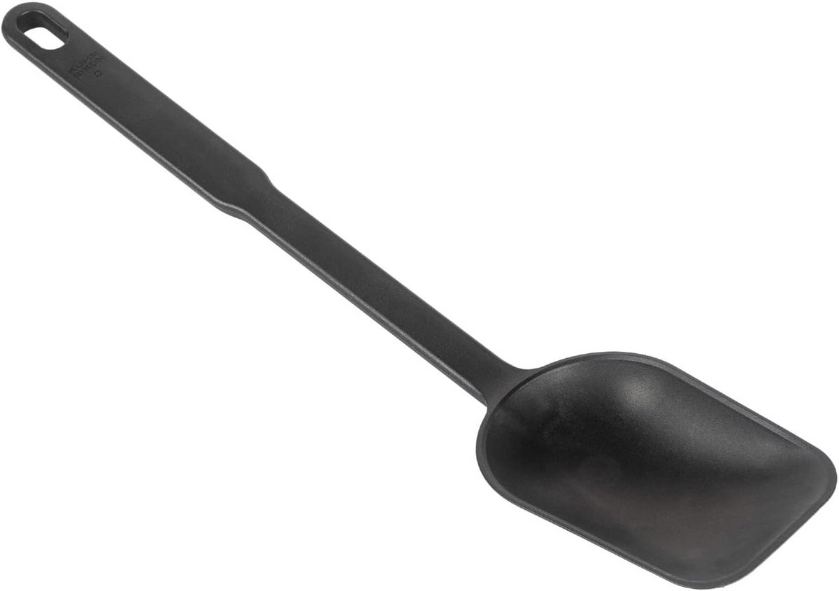 Nylon serveerlepel - ergonomisch - geschikt voor anti-aanbak pannen