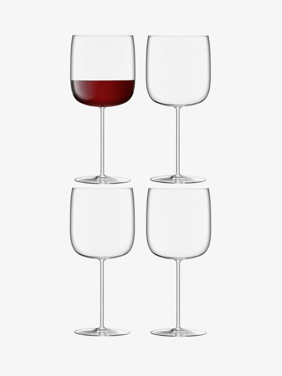 Wijnglazen Set van 4 660 ml Kristallijn Glas Loodvrij Helder Vaatwasmachinebestendig