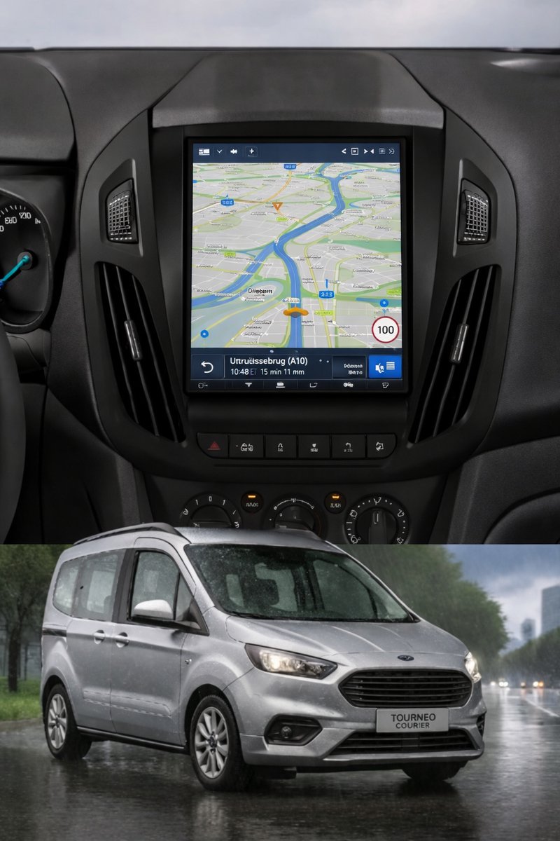 ADIVOX T4 9.7 inch geschikt voor Ford B-Max/ Tourneo Courier 2013-2020 CarPlay/Auto/Wifi/DSP/5G/QLED/DAB+