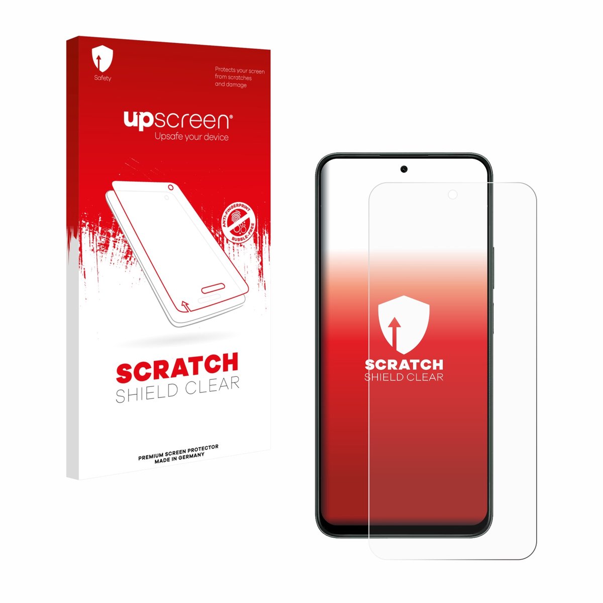 upscreen - Screenprotector voor Honor X7d 5G - Folie Beschermfolie transparant