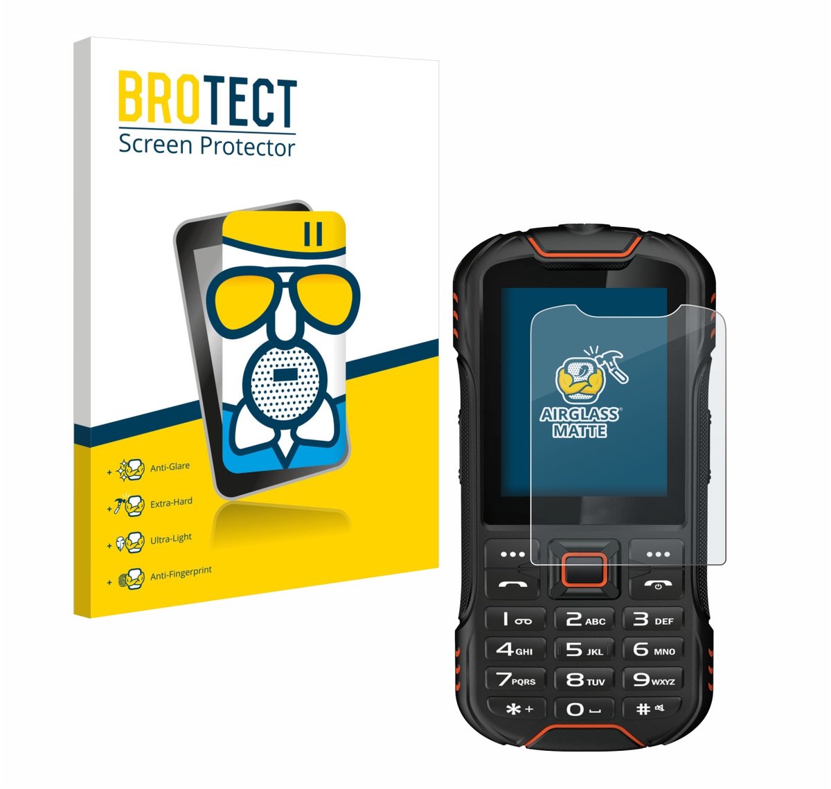 BROTECT - Screenprotector voor Gigaset GLX8 - Folie Beschermfolie Beschermglas matte