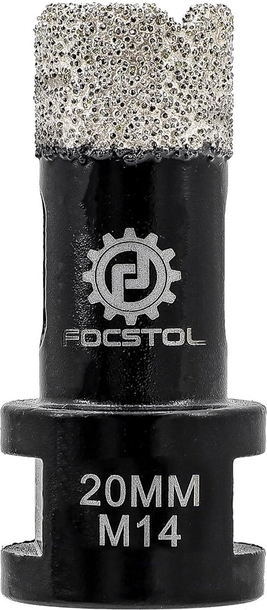 Diamant Tegelboor 20 mm Vacuüm Gesoldeerd voor Harde Materialen M14