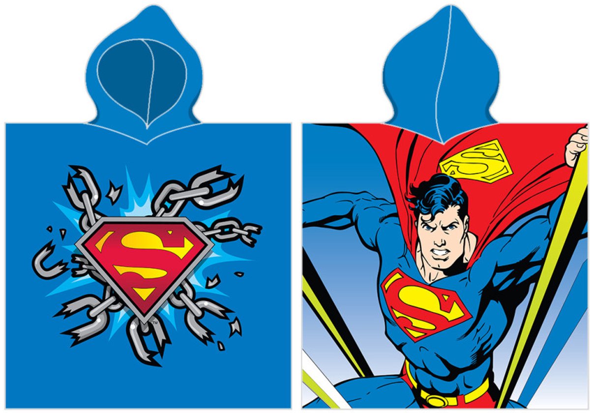 Superman poncho 55 x 110 cm
