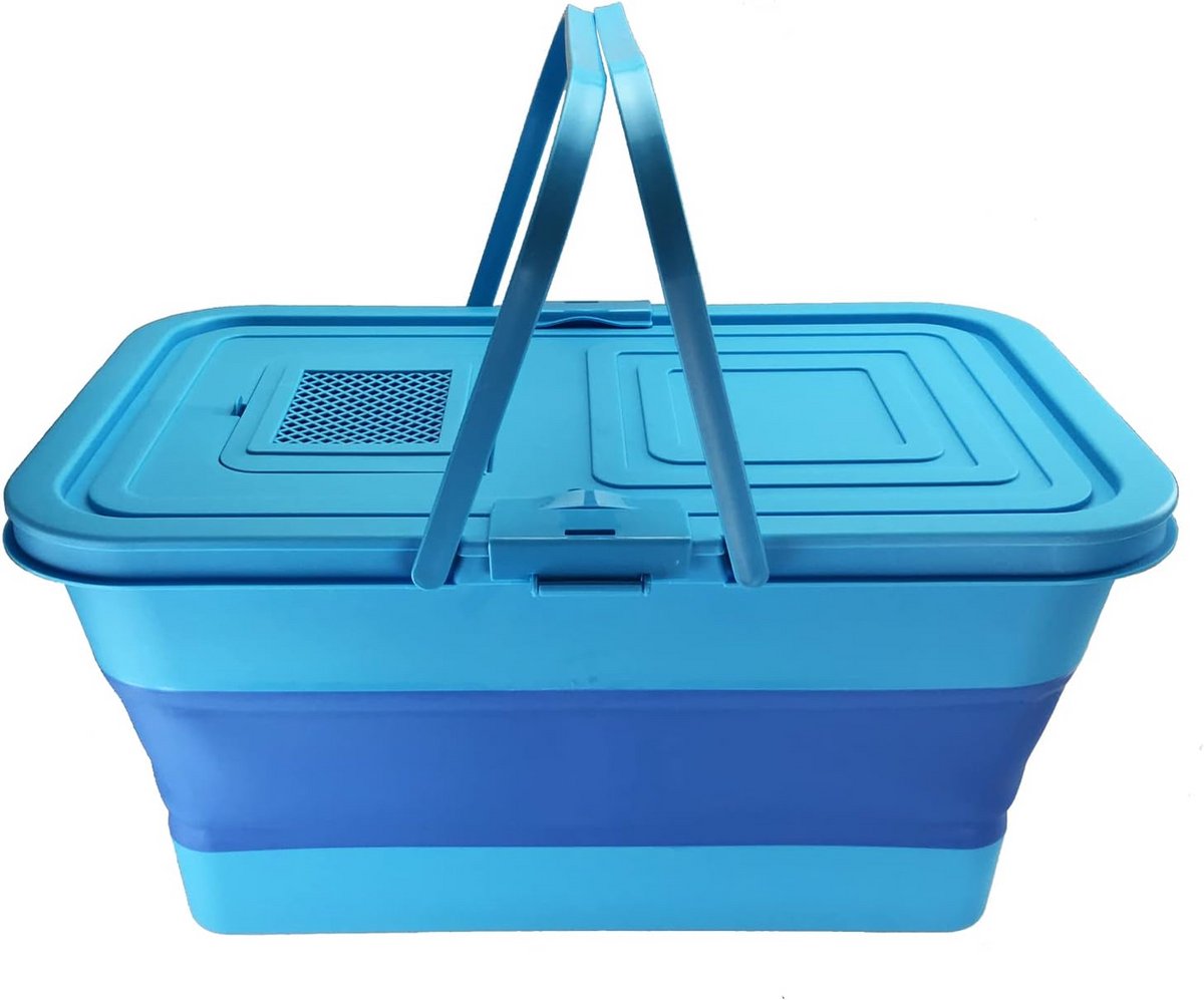 Opvouwbare Siliconen Emmer met Deksel - Compact en Draagbaar (5-25 Liter)
