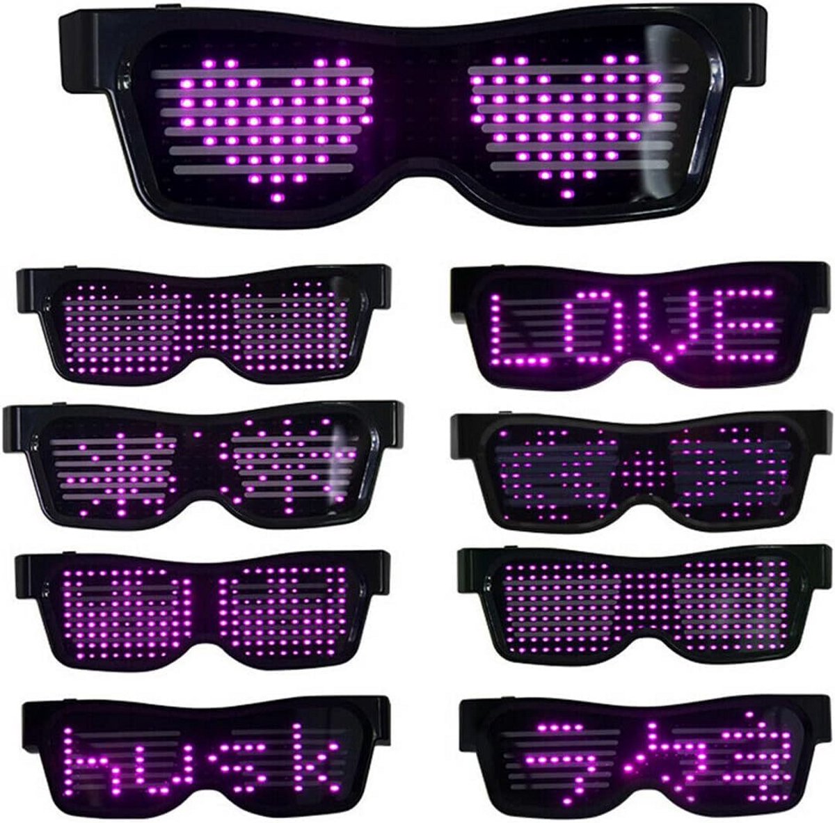 Knipperende LED Glazen met Lichtgevende Effecten voor Feesten en Clubs