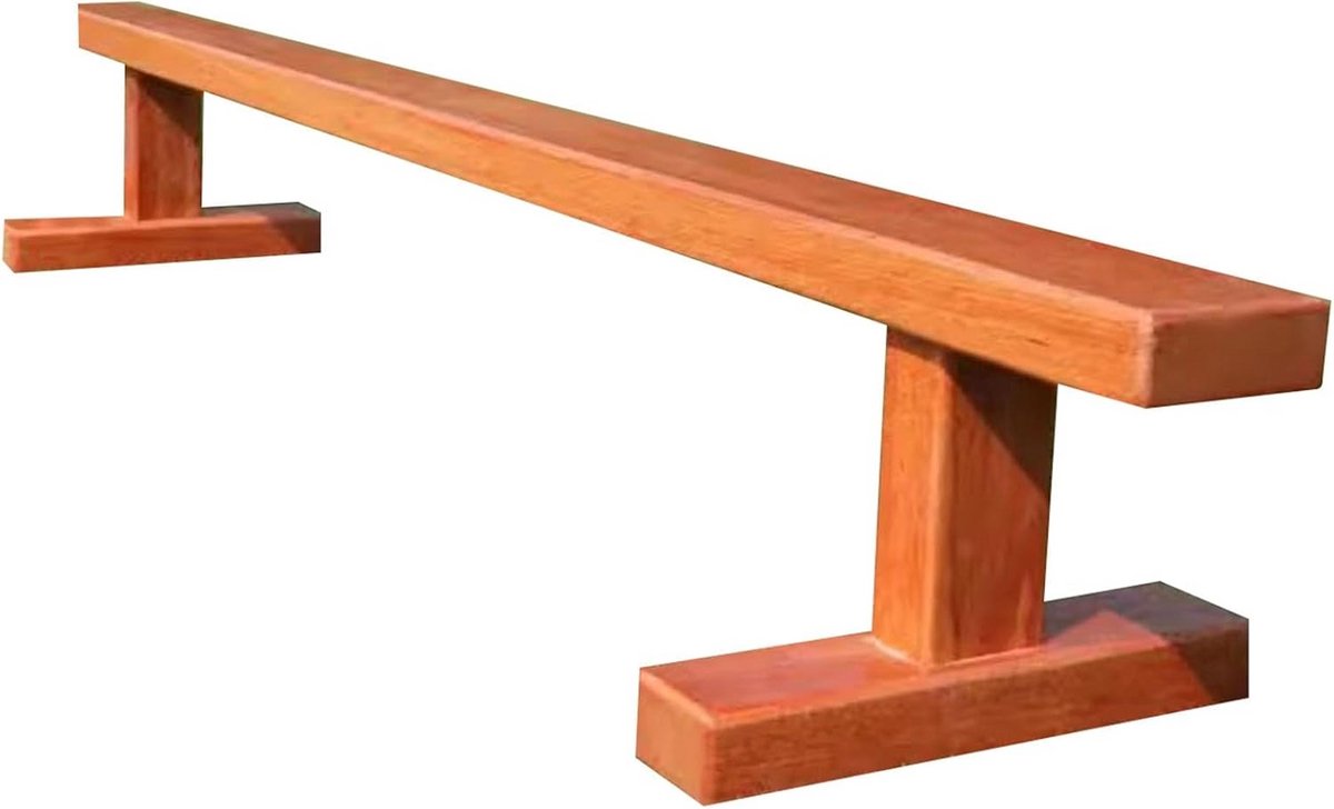 Stevige Trainingsbalk voor Gymnastiek en Balans, 150-200 cm, Antislip