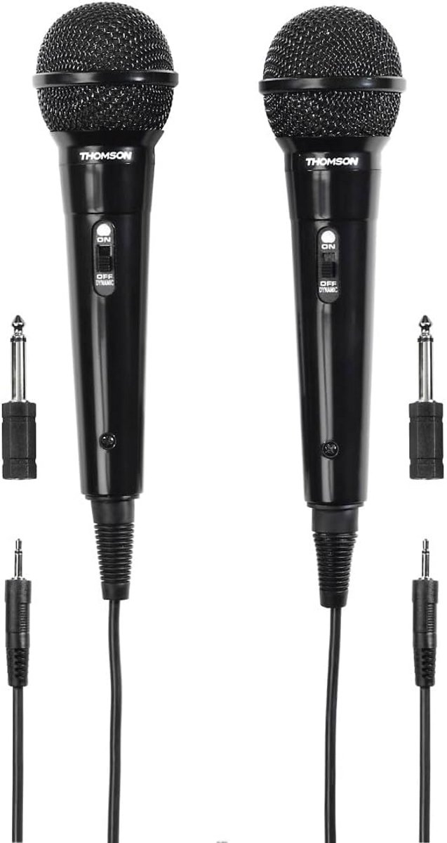 2-Pack Dynamische Microfoons voor Zang en Karaoke