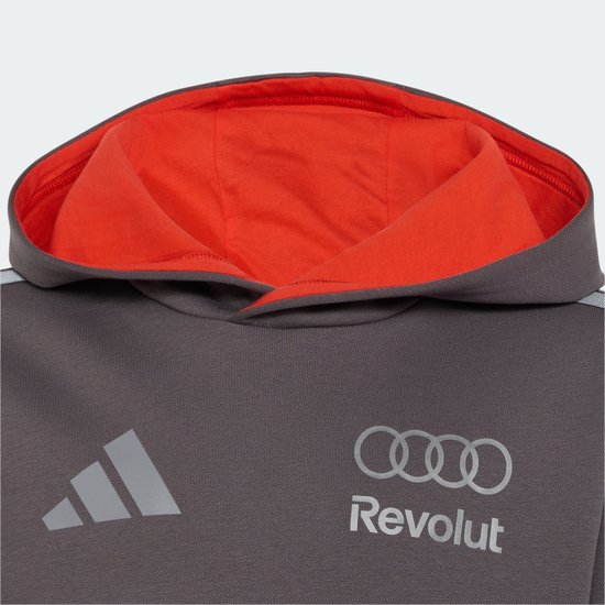 Adidas Performance Audi Revolut F1 Team Coureurshoodie Jeugd - Kinderen - Grijs van Merkloos — afbeelding 2