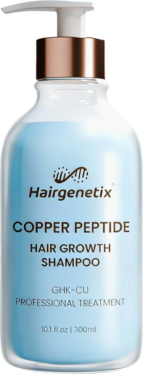 Hairgenetix Copper Peptide Shampoo (GHK-Cu) - Tegen Haaruitval & Stimuleert Haargroei