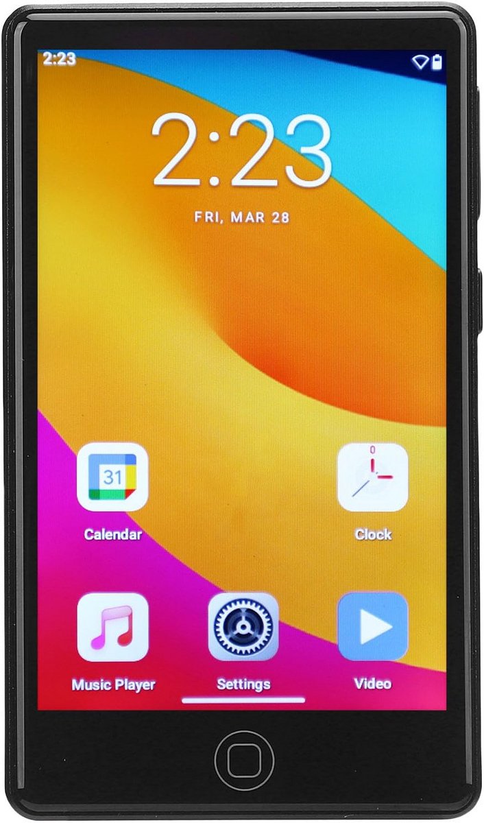 Draagbare MP3-Speler met WiFi, 4 Inch Touchscreen en Groot Geheugen (Uitbreidbaar)