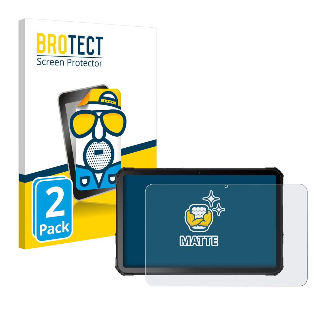 BROTECT - Screenprotector voor Fossibot DT3 5G - Folie Beschermfolie matte 2 Stuks