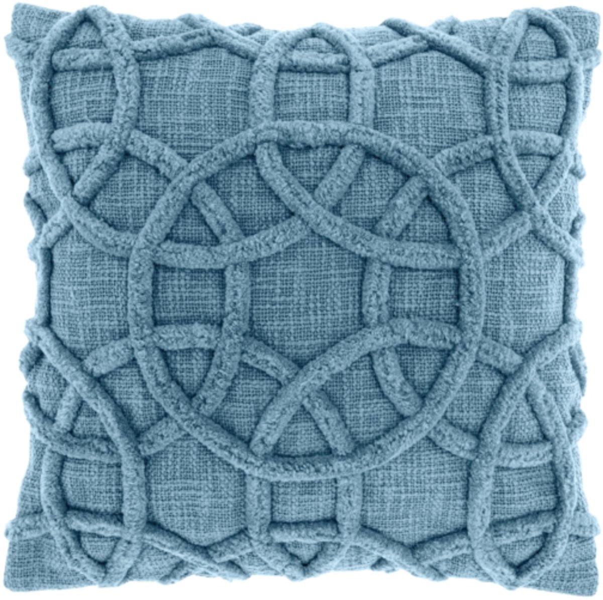 Unique Living kussen Everon jeans blue 45 x 45 cm