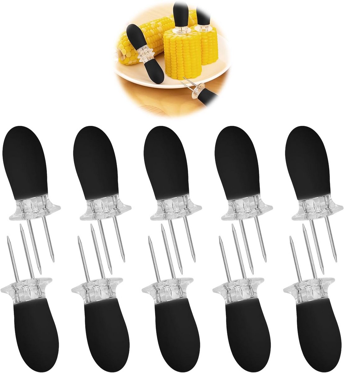 Roestvrijstalen Satéstokjes - 10 Stuks