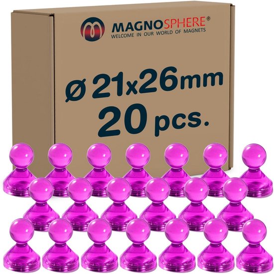 Kegelmagneet, kegelmagneet, neodymium, 10 stuks, 12 x 20 mm, wit, houdt 1,6 kg, sterke kleine magneten voor prikbord, koelkast, whiteboard Kegelmagneet, kegelmagneet, neodymium, 10 stuks, 12 x 20 mm, wit, houdt 1,6 kg, sterke kleine magneten voor prikbord, koelkast, whiteboard
