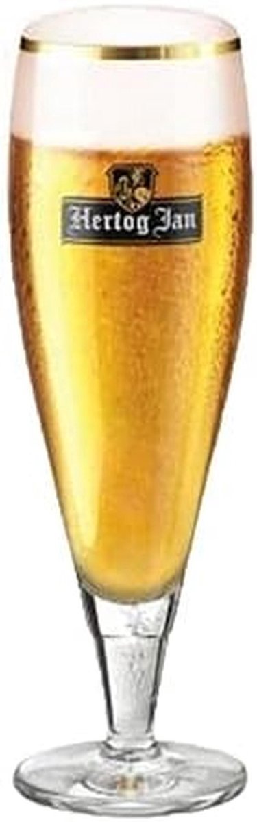 Bierglas met voet 250 ml - set van 6