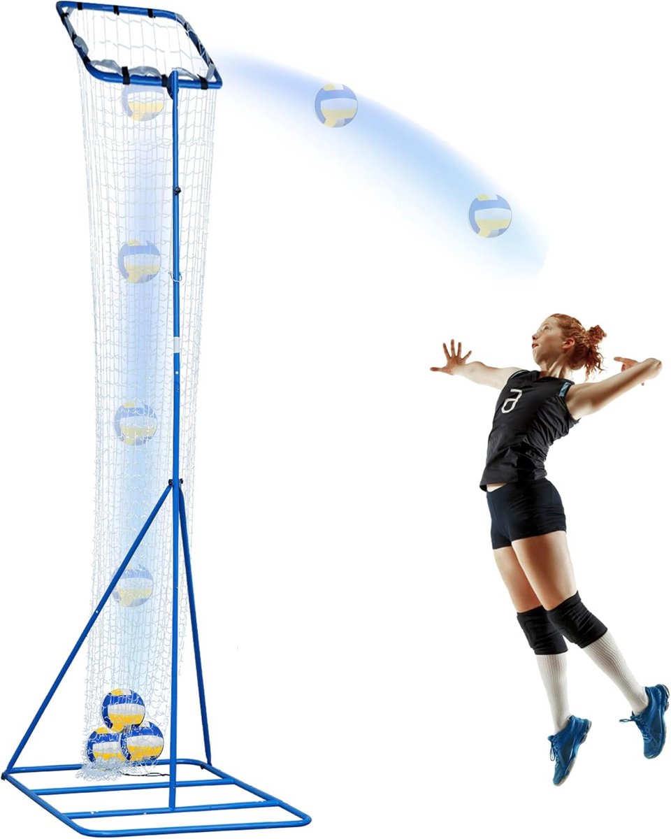 Verstelbaar Volleybal Trainingsnet voor Setters en Passen - Hoogte 2,6m tot 3m