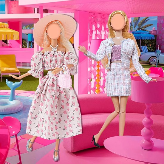31 Delige Set Poppenkleding en Accessoires: Jurken, Schoenen en Meer voor Pop van 30 cm van Merkloos — afbeelding 2