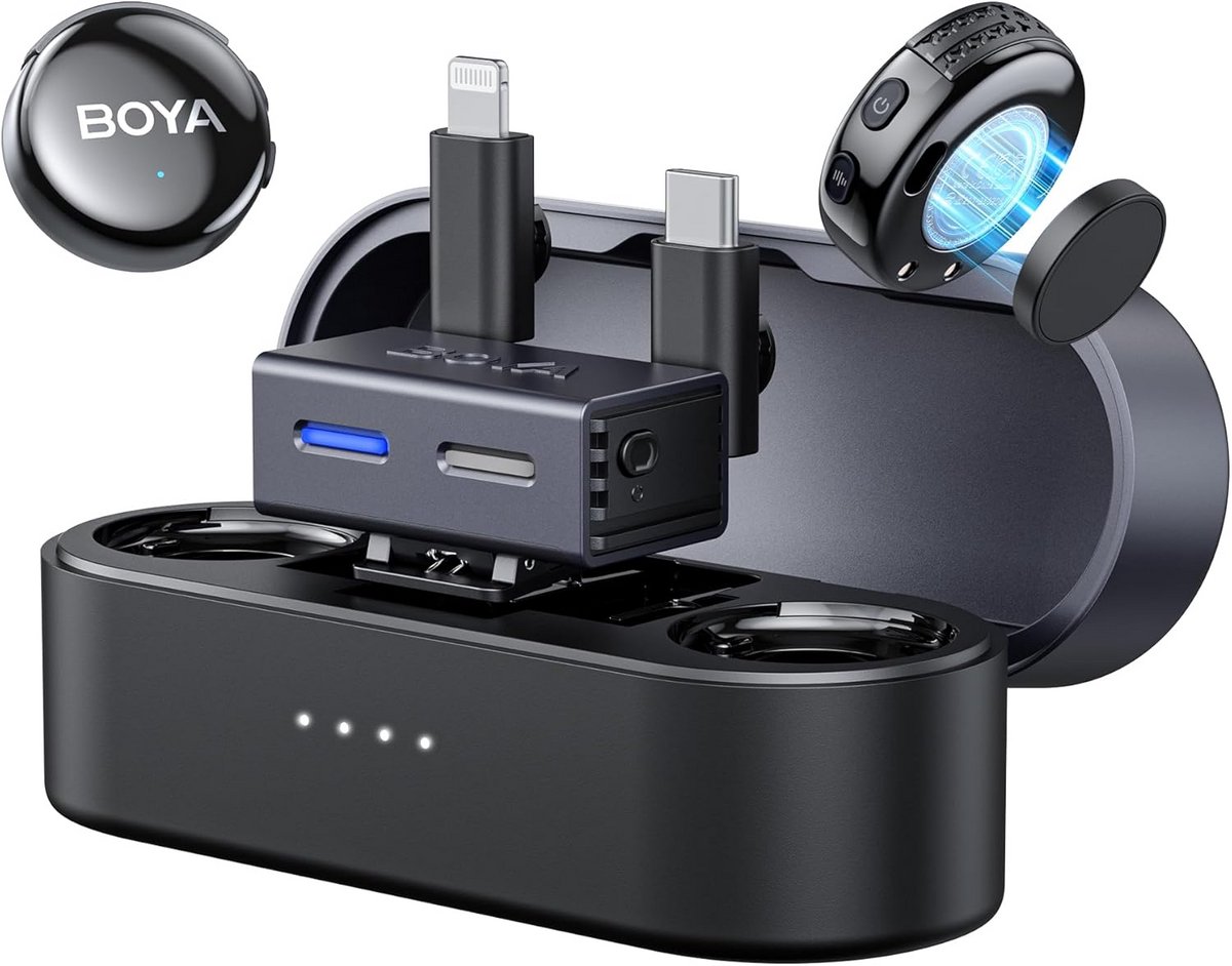 Draadloos Microfoon Systeem voor Camera en Smartphone