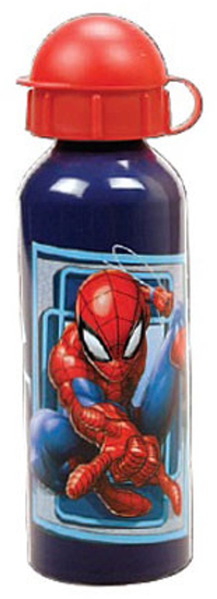 Aluminium Spiderman Fles 520 ML met Tuit