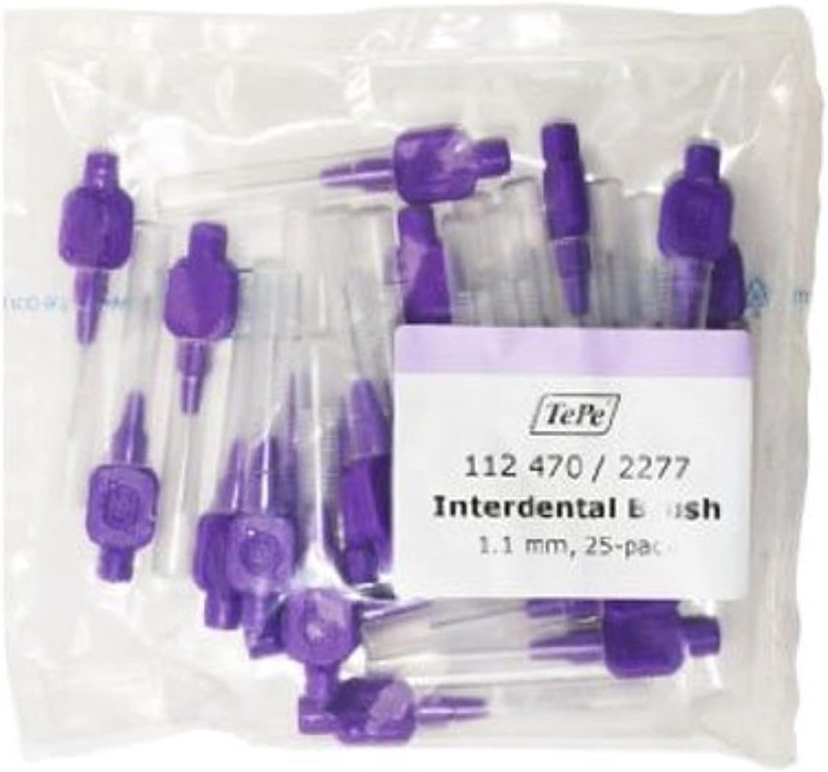 Interdentale borstels 1.1mm - Set van 25 stuks voor grondige reiniging