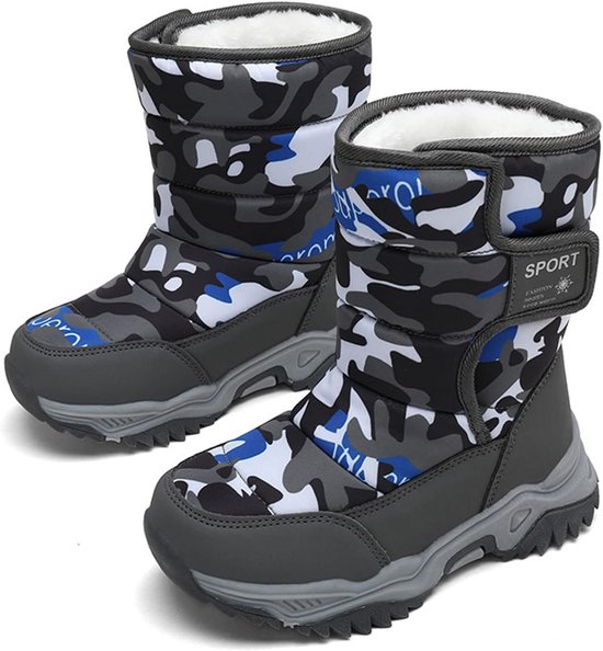 Waterdichte Kinder Snowboots - Warme Winterlaarzen Jongens en Meisjes - Antislip