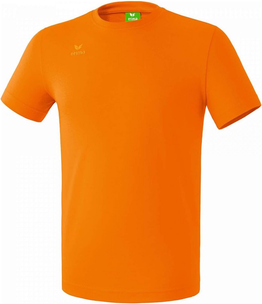Unisex Kinder Sport T-shirt Katoen Oranje voor Teamsport