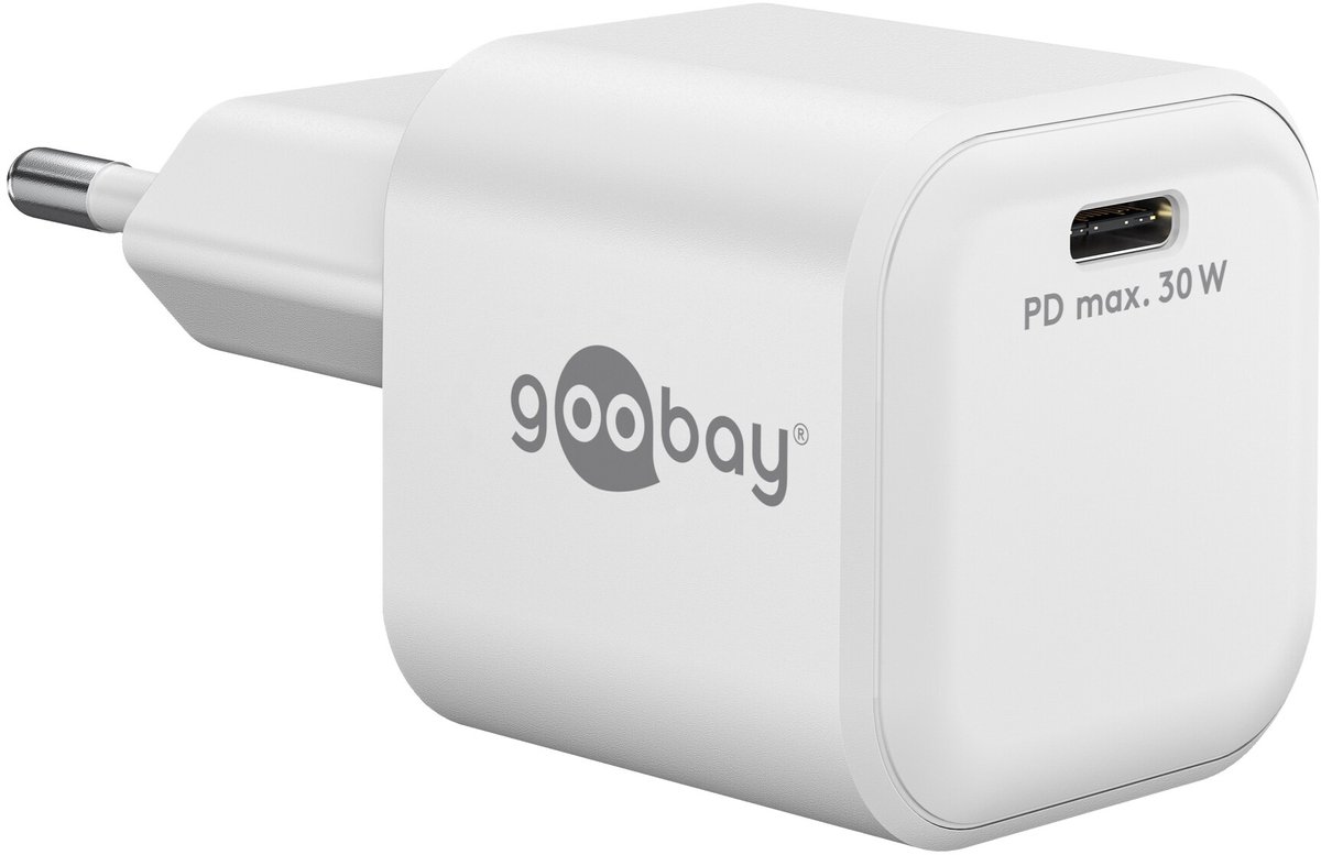 Goobay 79153 oplader voor mobiele apparatuur Universeel Wit AC Snel opladen Binnen