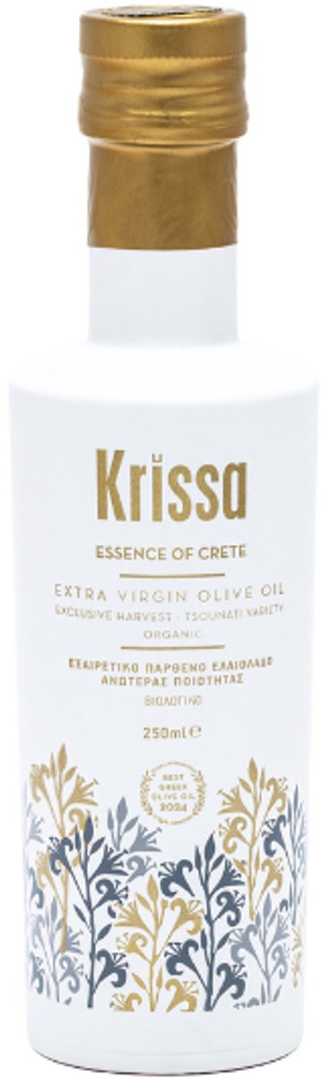 Cretan Heritage Krissa BIO Olijfolie 250 ml – Extra Vierge | Premium Cretan Olive Oil