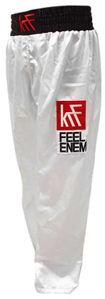 Krf Feel The Enemy Kickboksbroek Wit XL Man